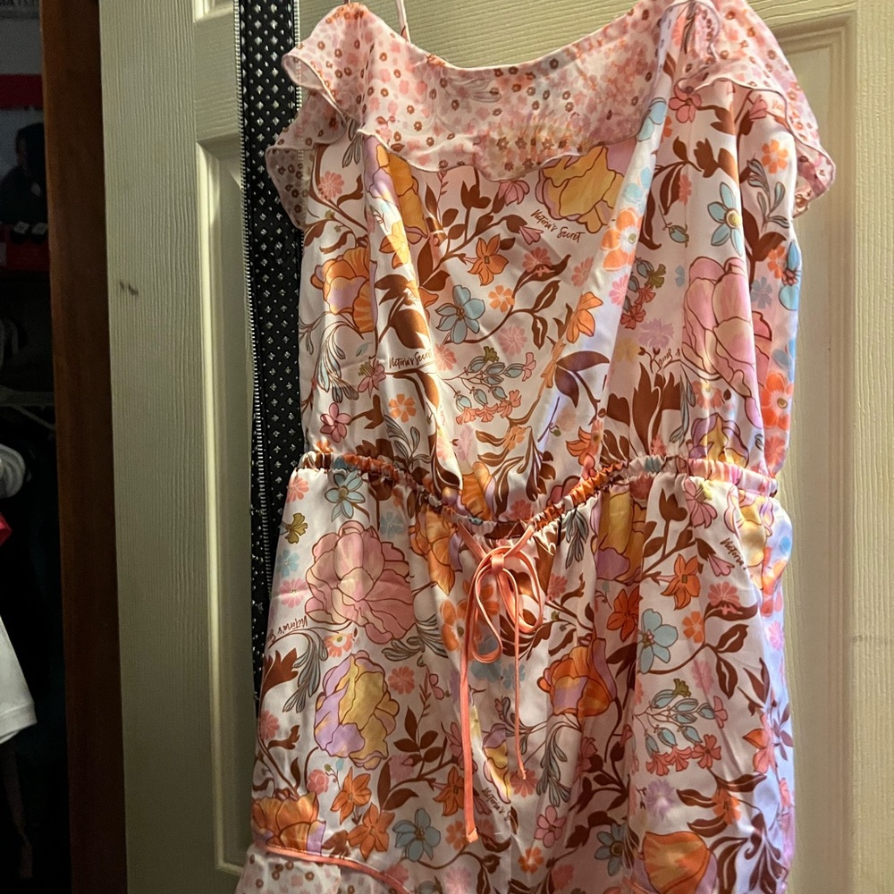 NWT Victoria secret silk romper